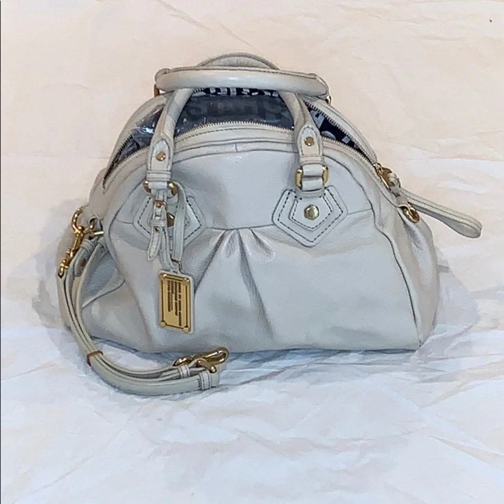 Marc By Marc Jacobs Classic Q Baby Aiden Leather Satchel - Picture 4 of 16